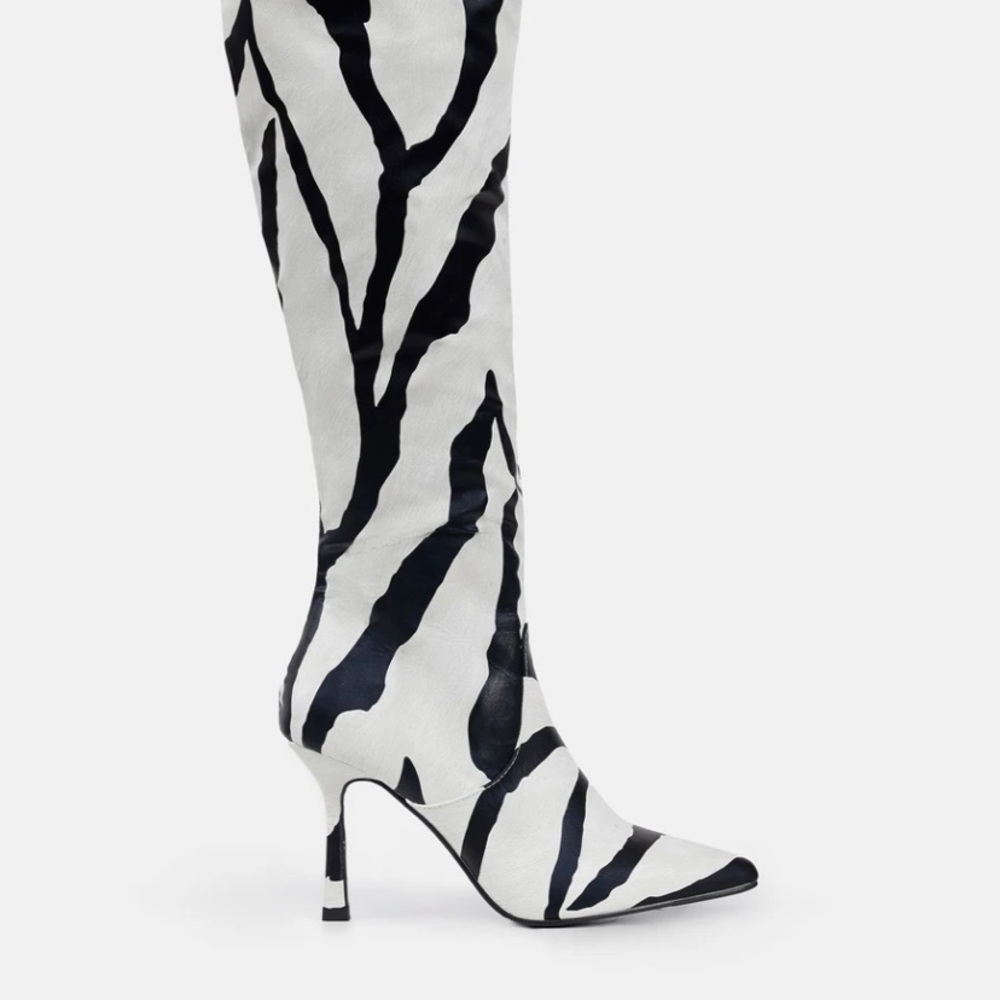 4th&reckless Zebra print boots